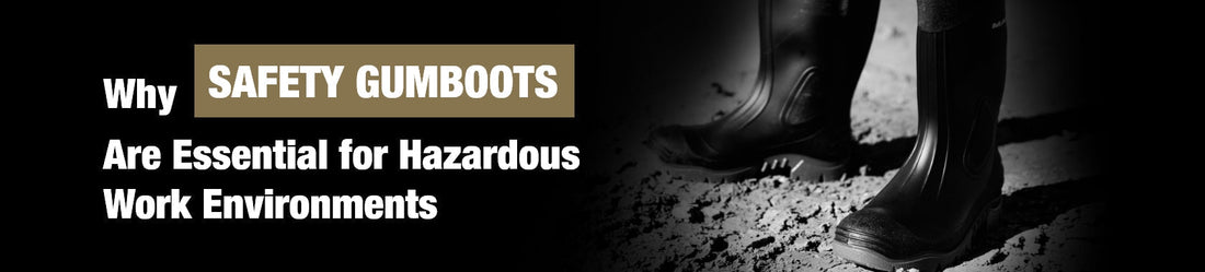 Why Safety Gumboots Are Essential for Hazardous Work Environments